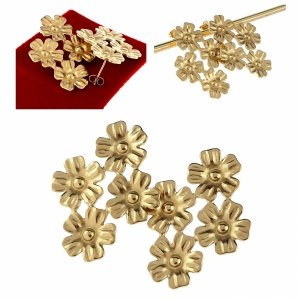 Золотые серьги из нержавеющей стали