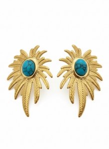 Золотые серьги из нержавеющей стали