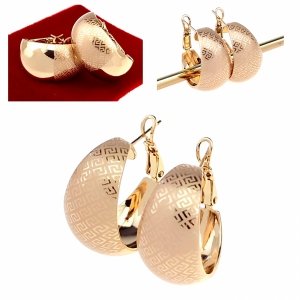 эксклюзивные серьги с позолотой swarovski