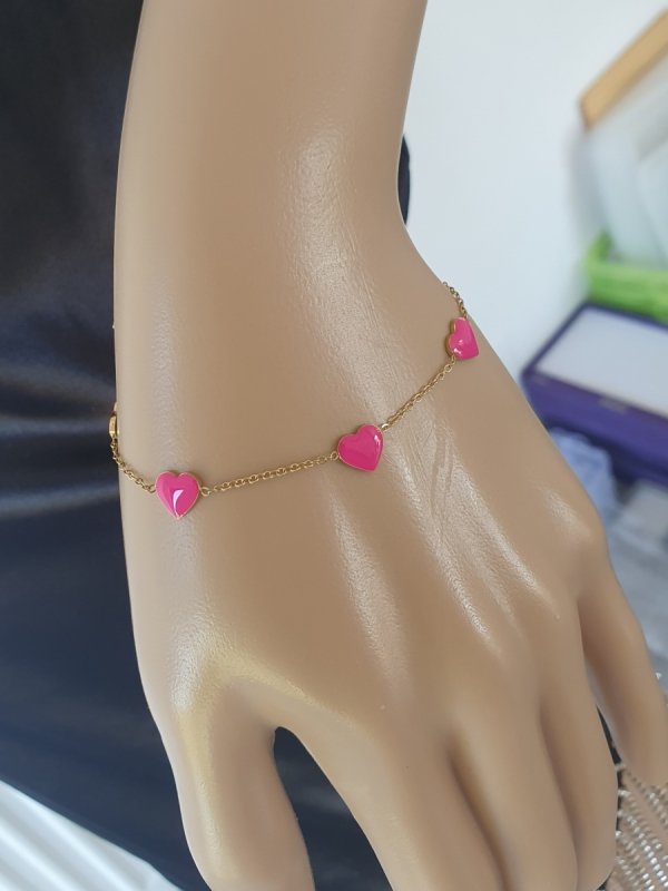 BRACELET GOLD CELEBRITY NEREZOVÁ OCEL