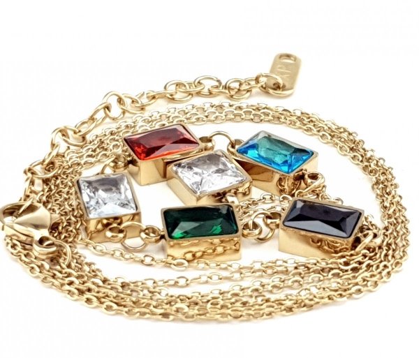 GOLDEN CHAIN CELEBRITY NÁHRDELNÍK NEREZ