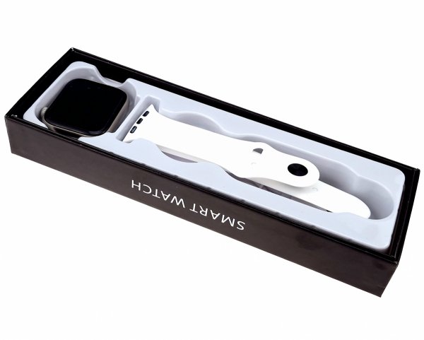 Chytré hodinky Ultimate T500 Hlwatch PRO LSSD hodinky pohodlné silikonový řemínek bílý