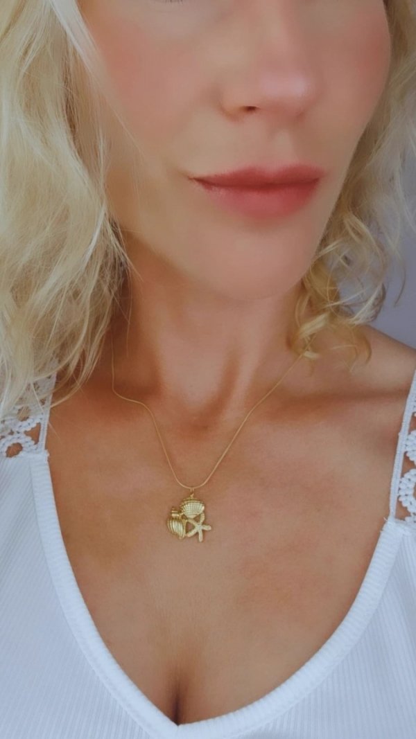 GOLDEN CHAIN CELEBRITY NÁHRDELNÍK NEREZ