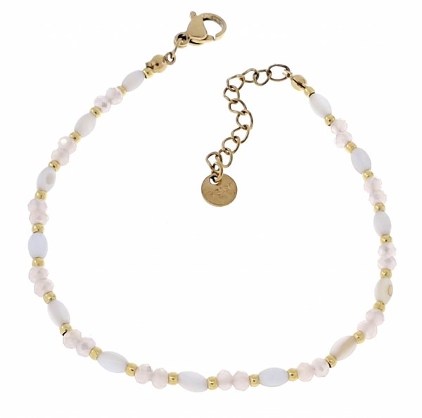BRACELET GOLD CELEBRITY NEREZOVÁ OCEL