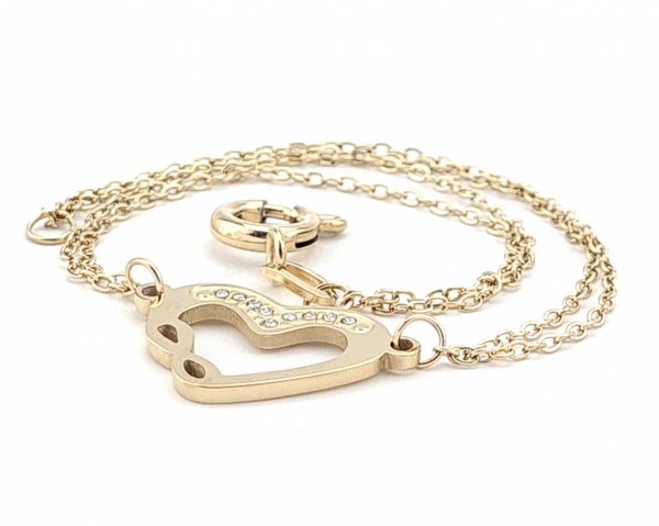 BRACELET GOLD CELEBRITY NEREZOVÁ OCEL