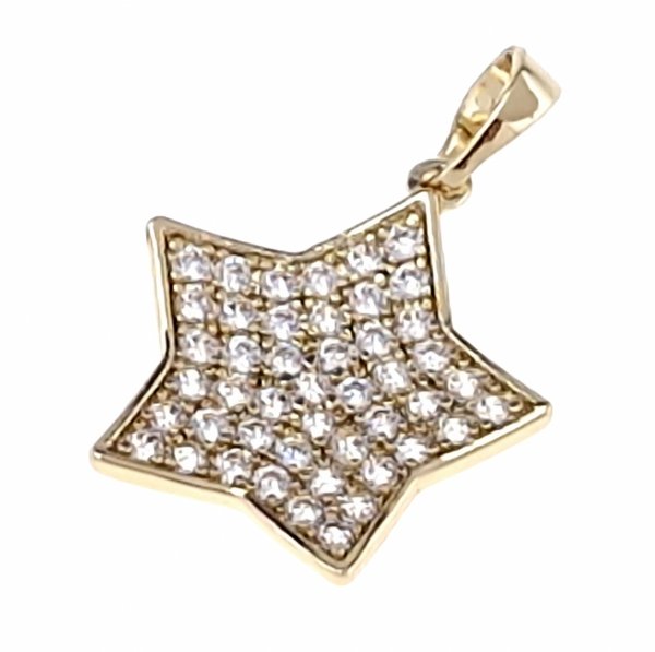 zlatý přívěsek 18k lesklý xuping