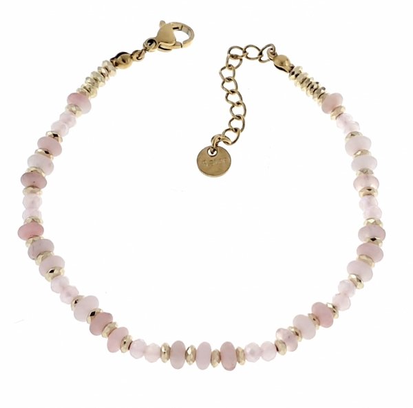 BRACELET GOLD CELEBRITY NEREZOVÁ OCEL