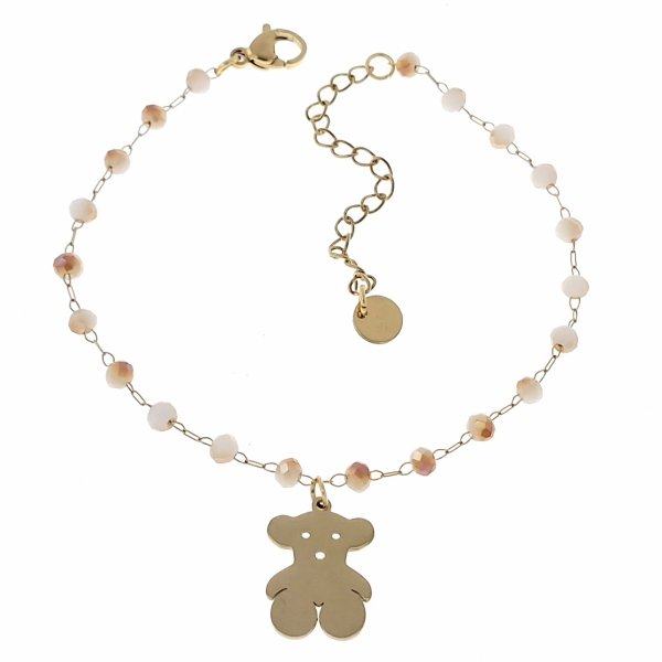 BRACELET GOLD CELEBRITY NEREZOVÁ OCEL
