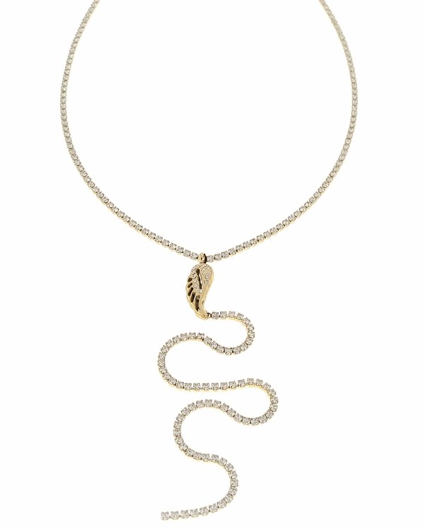 GOLDEN CHAIN CELEBRITY NÁHRDELNÍK NEREZ