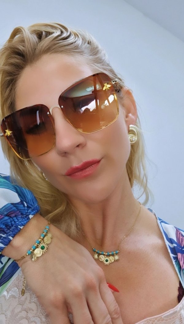 BRACELET GOLD CELEBRITY NEREZOVÁ OCEL