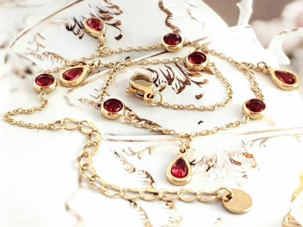 BRACELET GOLD CELEBRITY NEREZOVÁ OCEL