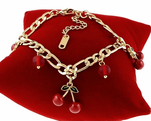BRACELET GOLD CELEBRITY NEREZOVÁ OCEL