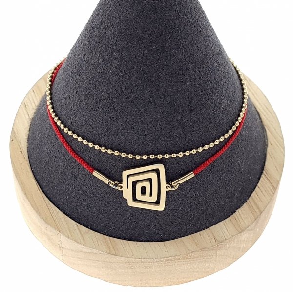 ARMBAND GOLD CELEBRITY EDELSTAHL