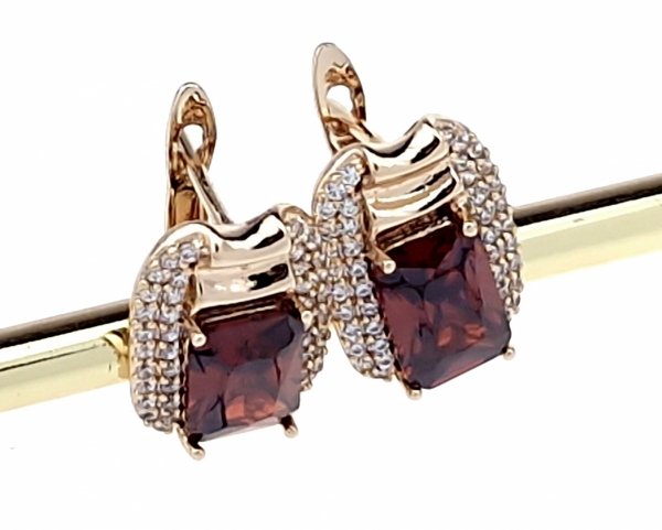 exklusive swarovski vergoldete ohrringe