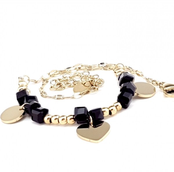 ARMBAND GOLD CELEBRITY EDELSTAHL
