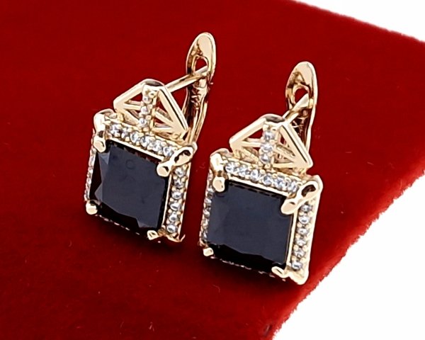 exklusive swarovski vergoldete ohrringe