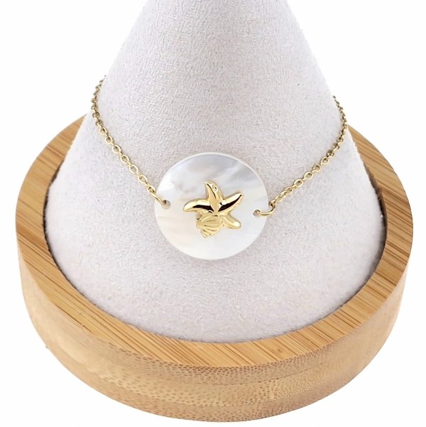 ARMBAND GOLD CELEBRITY EDELSTAHL