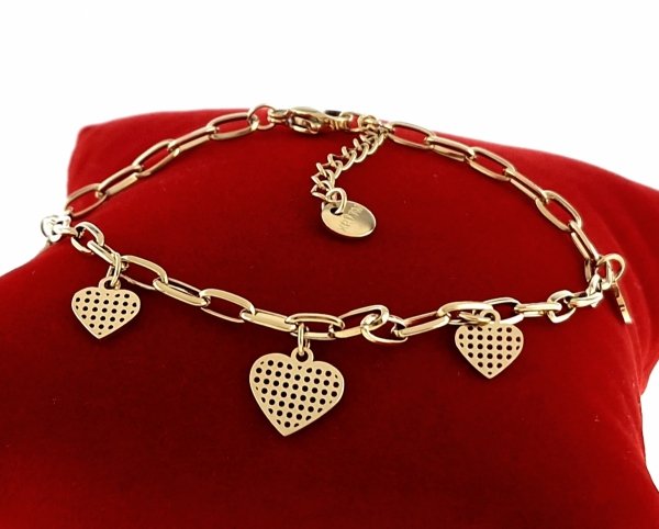 ARMBAND GOLD CELEBRITY EDELSTAHL