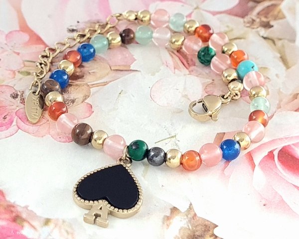 ARMBAND GOLD CELEBRITY EDELSTAHL