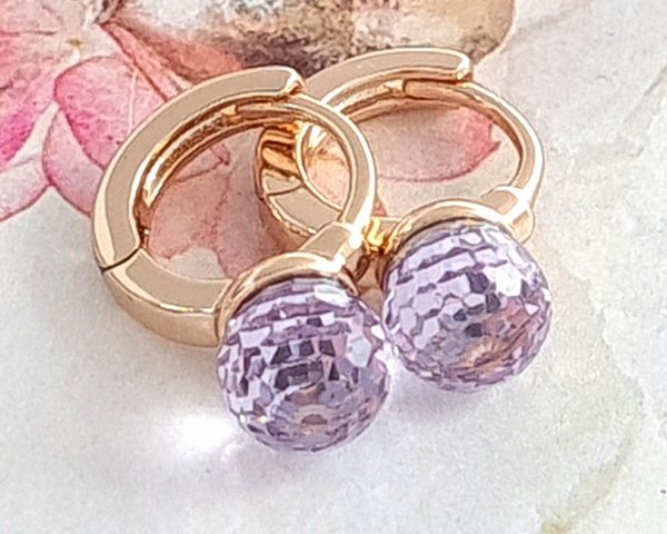 exklusive swarovski vergoldete ohrringe