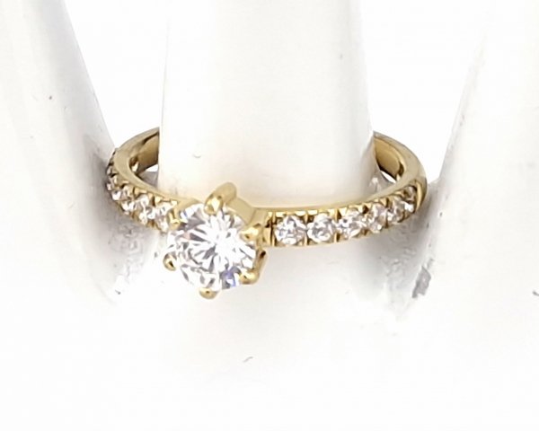 Ring 19,00 mm, goldener Edelstahl