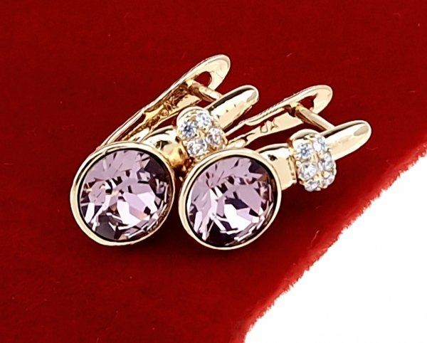 exklusive swarovski vergoldete ohrringe