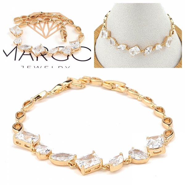 Armband aus 18 Karat vergoldetem Gold