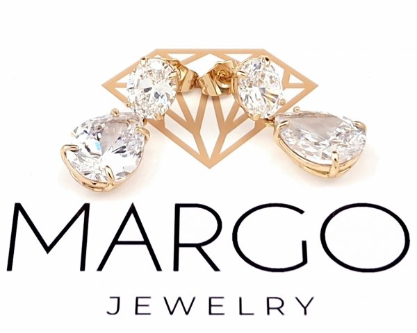 exklusive swarovski vergoldete ohrringe