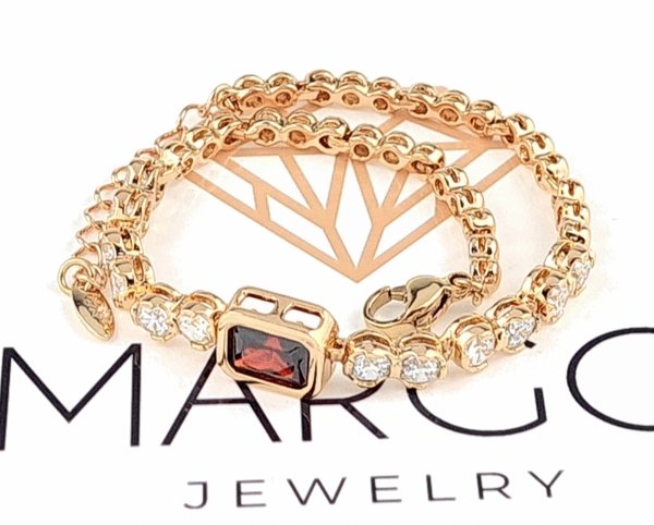 Armband aus 18 Karat vergoldetem Gold
