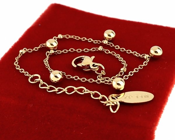 ARMBAND GOLD CELEBRITY EDELSTAHL