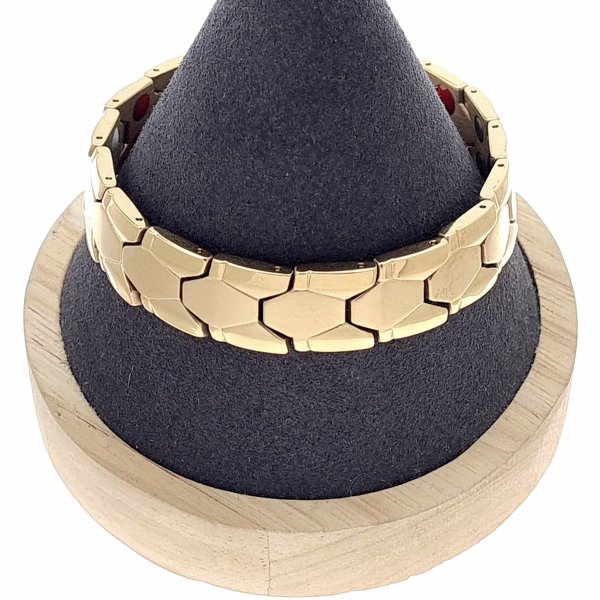 ARMBAND GOLD CELEBRITY EDELSTAHL
