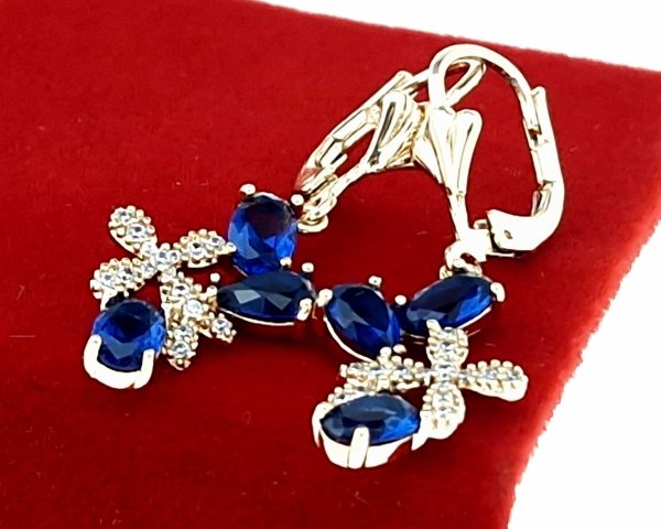 exklusive swarovski vergoldete ohrringe