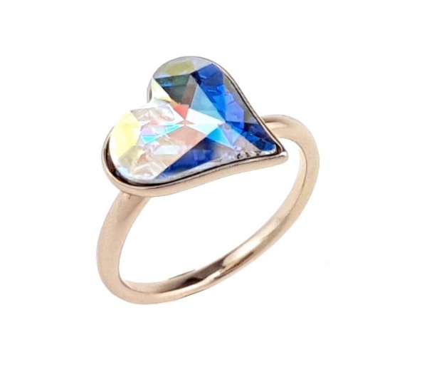 Goldring 18,30 mm. vergoldete Verlobung Xuping