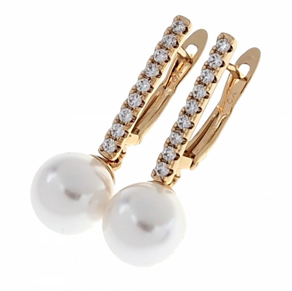 exklusive swarovski vergoldete ohrringe