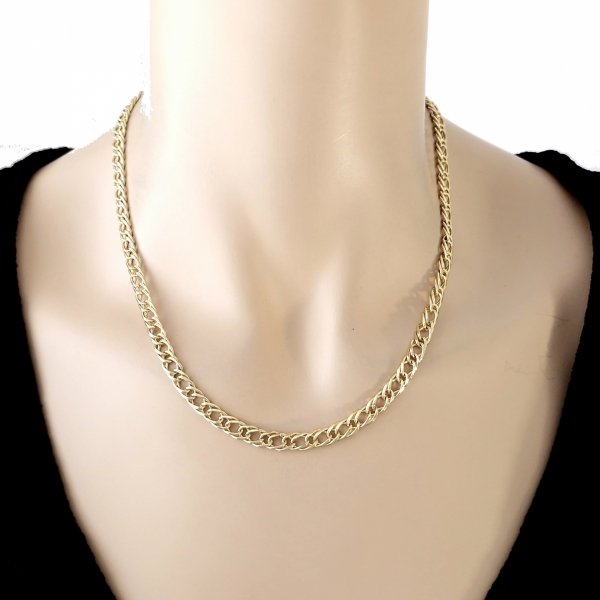 Goldene Kette Celebrity Vergoldete Halskette 14K XUPING