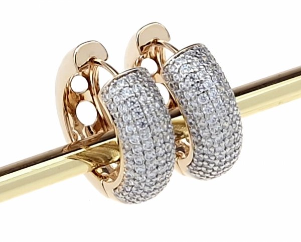 exklusive swarovski vergoldete ohrringe
