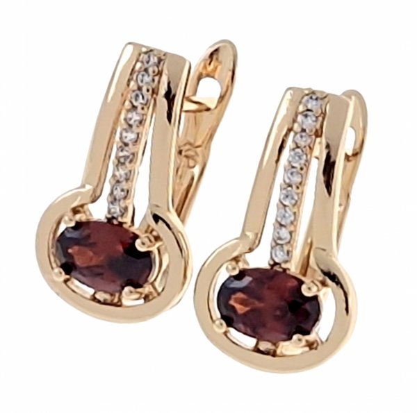 exklusive swarovski vergoldete ohrringe