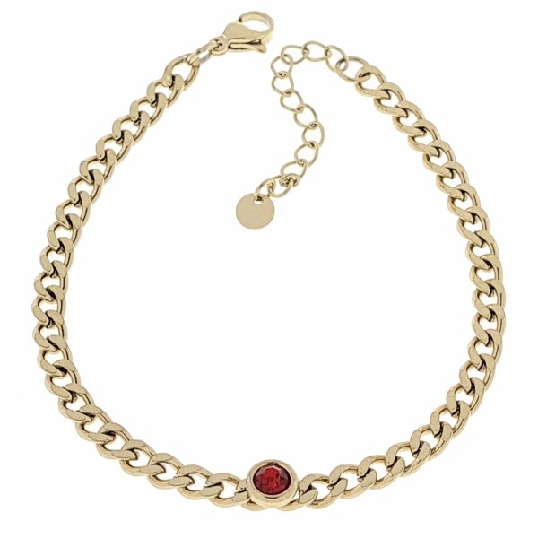 ARMBAND GOLD CELEBRITY EDELSTAHL