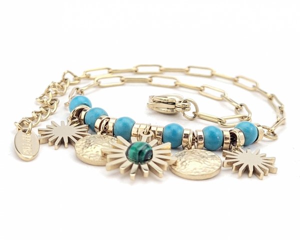 ARMBAND GOLD CELEBRITY EDELSTAHL