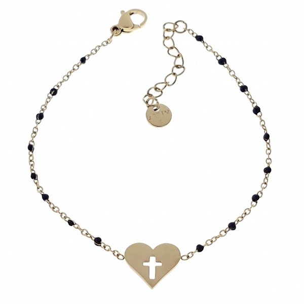 ARMBAND GOLD CELEBRITY EDELSTAHL