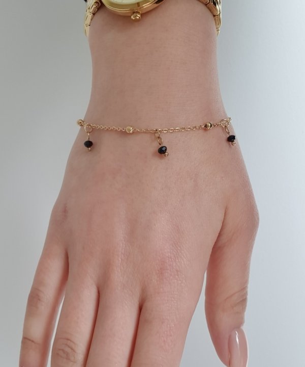 ARMBAND GOLD CELEBRITY EDELSTAHL