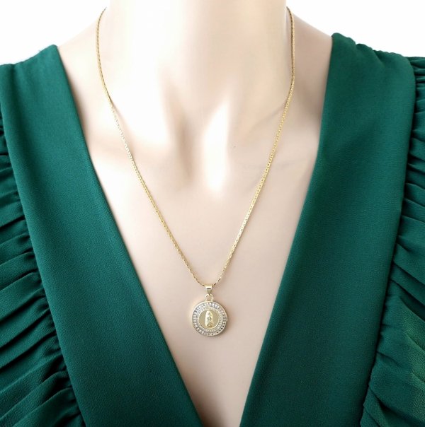 Goldene Kette Celebrity Vergoldete Halskette 14K XUPING