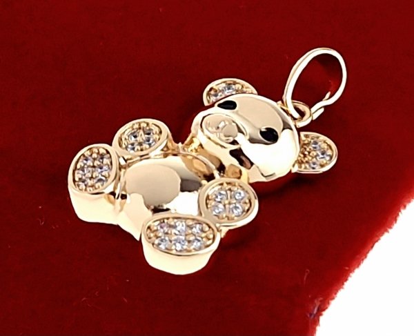Goldanhänger 18 Karat glänzendes Xuping