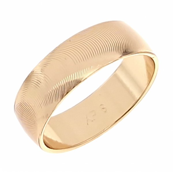 Goldring 18,60 mm. vergoldete Verlobung Xuping
