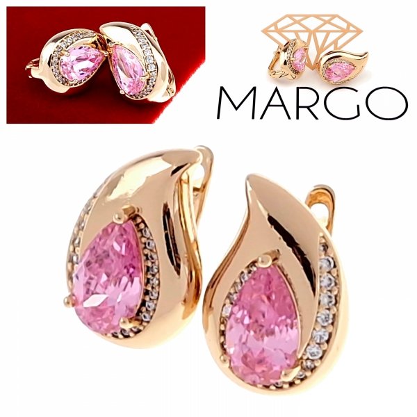 exklusive swarovski vergoldete ohrringe