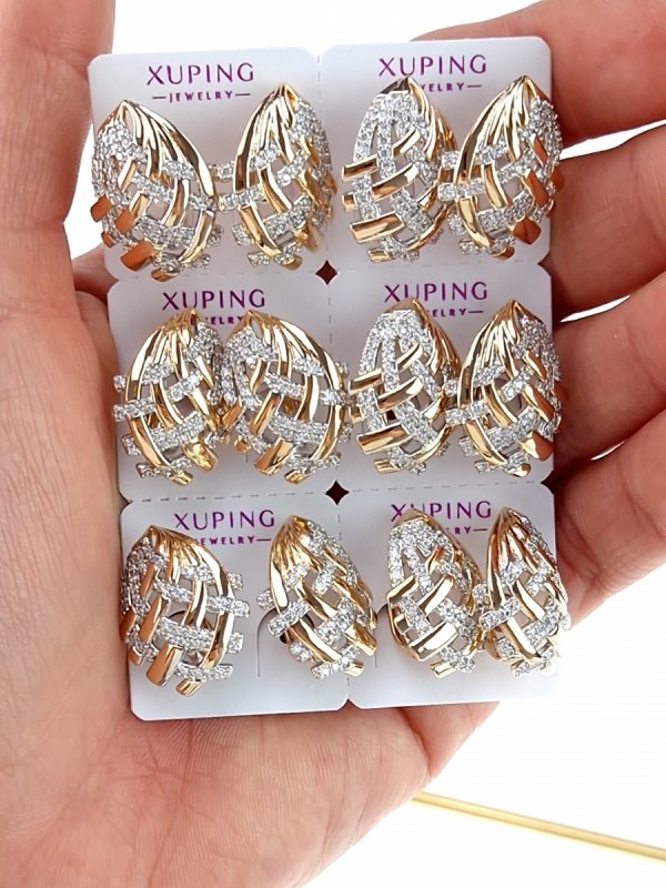exklusive swarovski vergoldete ohrringe