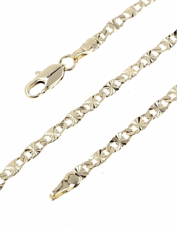 Goldene Kette Celebrity Vergoldete Halskette 14K XUPING