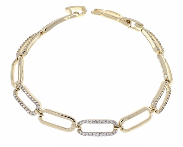 Armband aus 18 Karat vergoldetem Gold