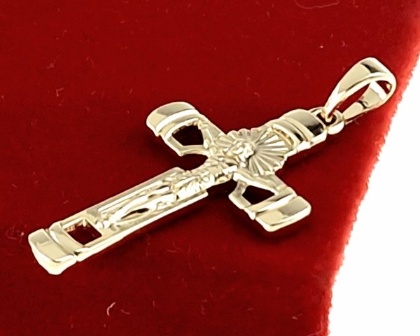 Goldanhänger 18 Karat glänzendes Xuping