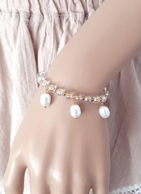 ARMBAND GOLD CELEBRITY EDELSTAHL